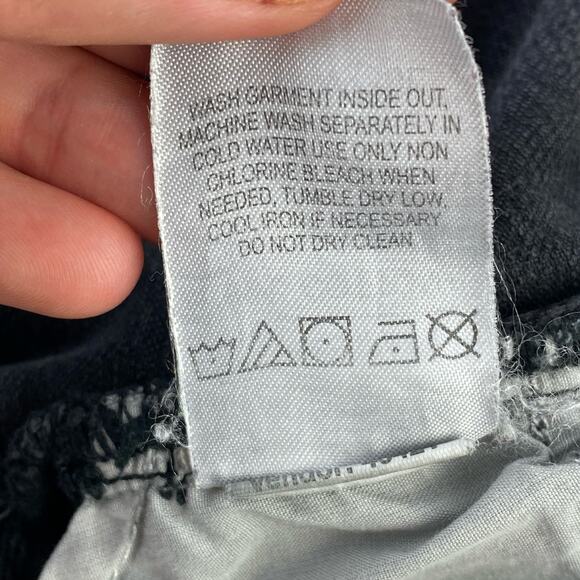 Pacsun Black High Waisted Distressed Stacked Skinny Denim Jeans Size 30 x 30 - Picture 9 of 12